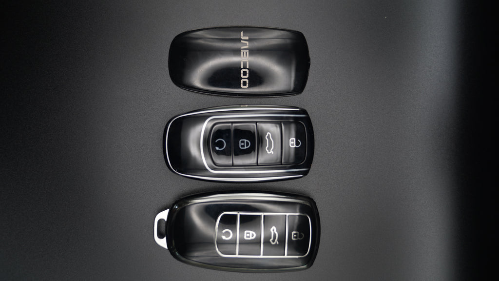 Soft TPU Car Key Case Cover Shell Holder for Jaecoo 7 J7 J8 phev 2025 2024 2026 Protector Key Shell Keychain Accessories