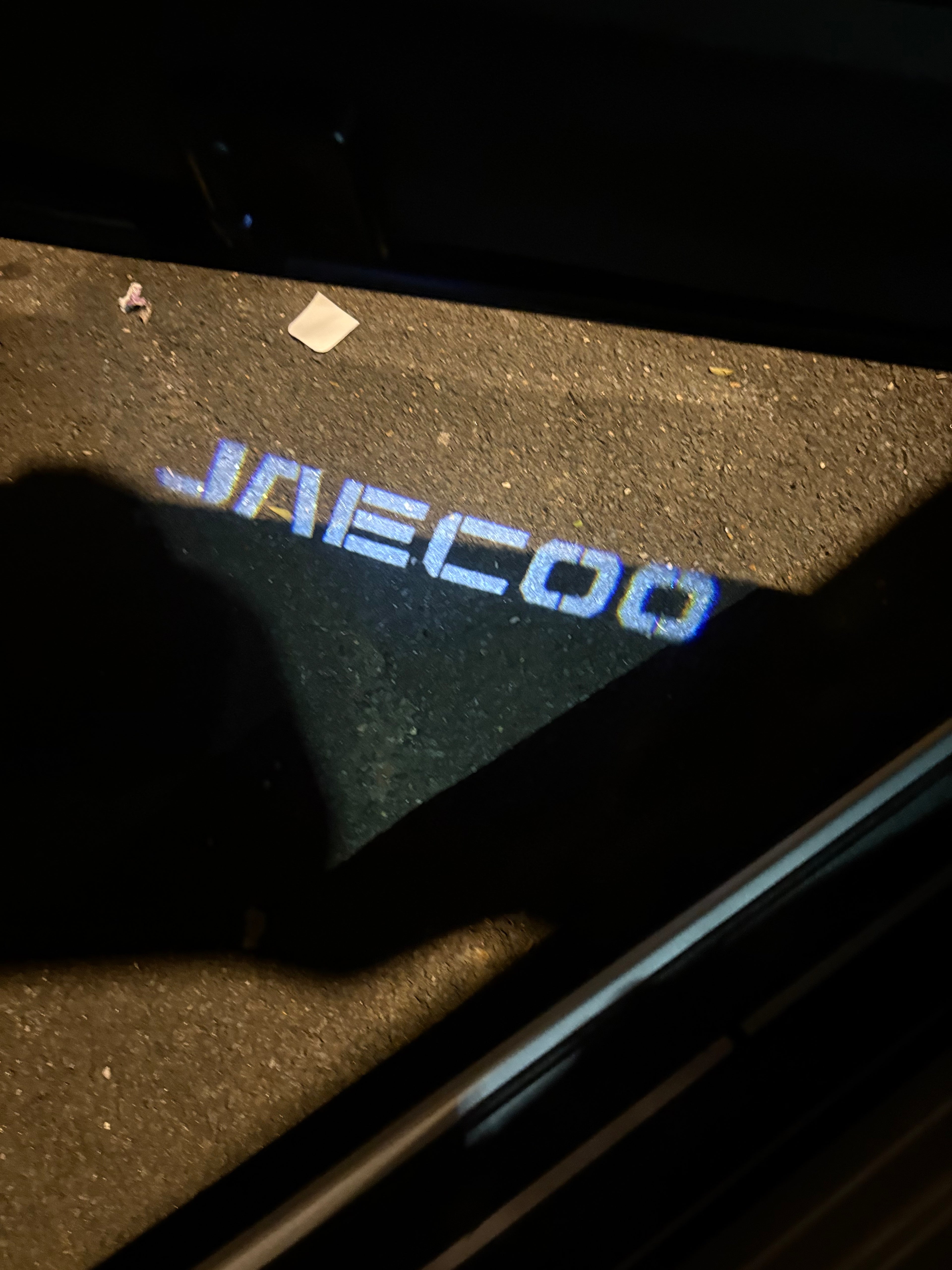 Jaecoo 2Pcs LED Car Door Projector Welcome Lights for Jaecoo 7 J7 J8 PHEV with Smart Sensor High Definition Laser Projection No Wiring Required