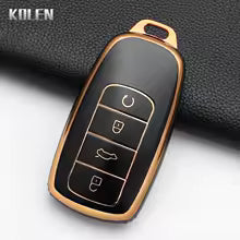 Soft TPU Car Key Case Cover Shell Holder for Jaecoo 7 J7 J8 phev 2025 2024 2026 Protector Key Shell Keychain Accessories
